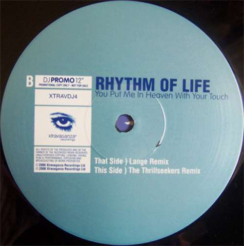 Cover Rhythm Of Life - You Put Me In Heaven With Your Touch (12, Promo) Schallplatten Ankauf