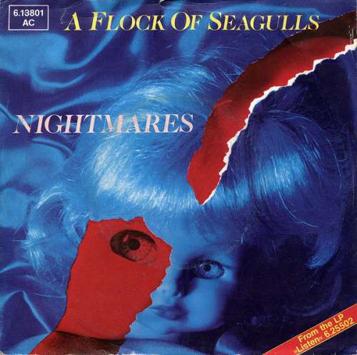 Cover A Flock Of Seagulls - Nightmares (7, Single) Schallplatten Ankauf