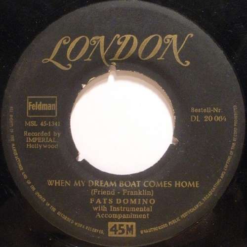 Bild Fats Domino - When My Dreamboat Comes Home / So Long (7, Single) Schallplatten Ankauf