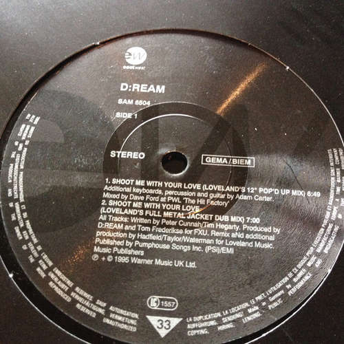 Cover D:Ream - Shoot Me With Your Love (12) Schallplatten Ankauf