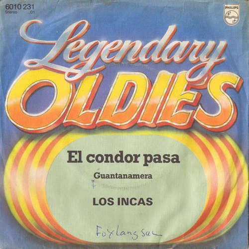 Cover Los Incas - El Condor Pasa / Guantanamera (7, Single) Schallplatten Ankauf