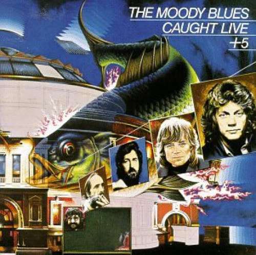 Cover The Moody Blues - Caught Live +5 (2xLP, Album, Gat) Schallplatten Ankauf