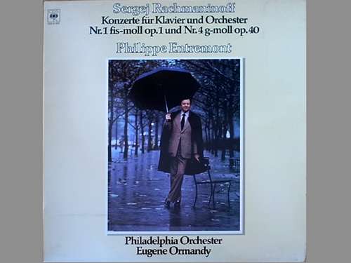 Cover Philippe Entremont & Eugene Ormandy - Rachmaninoff Klavierkonzerte Nr. 1 & Nr. 4 (LP, Album) Schallplatten Ankauf