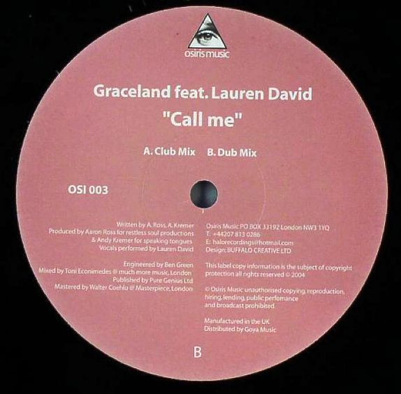 Bild Graceland Feat. Lauren David - Call Me (12) Schallplatten Ankauf