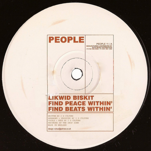 Cover Likwid Biskit - Find Peace Within' (12) Schallplatten Ankauf