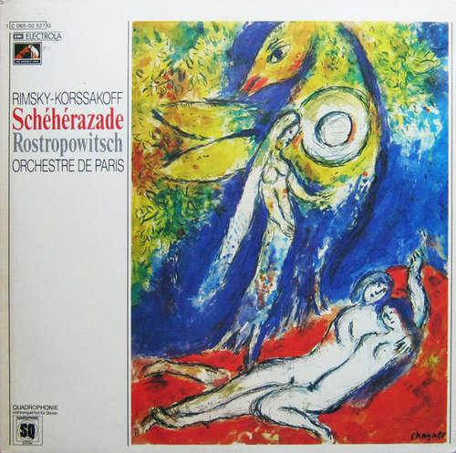 Cover Rimsky-Korssakoff* - Rostropowitsch*, Orchestre De Paris - Schéhérazade (LP, Album, Quad) Schallplatten Ankauf