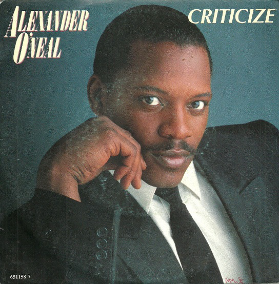 Cover Alexander O'Neal - Criticize (7, Single) Schallplatten Ankauf