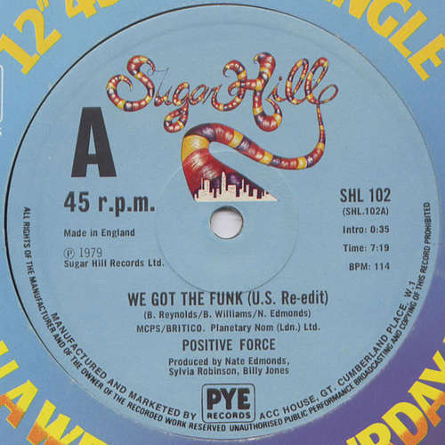 Cover Positive Force - We Got The Funk (12, Single) Schallplatten Ankauf