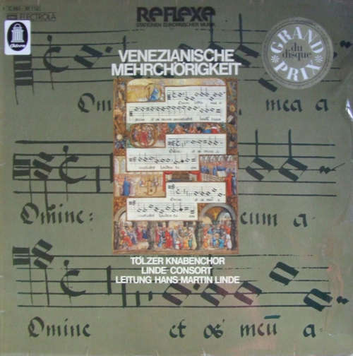 Cover Tölzer Knabenchor, Linde-Consort, Hans-Martin Linde - Venezianische Mehrchörigkeit (LP, RP, Gat) Schallplatten Ankauf