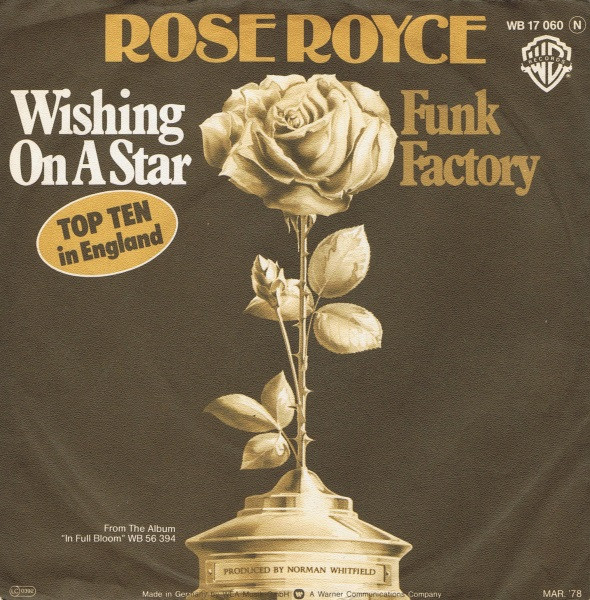 Cover Rose Royce - Wishing On A Star (7, Single) Schallplatten Ankauf