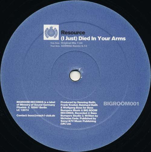 Cover Resource (2) - (I Just) Died In Your Arms (12) Schallplatten Ankauf
