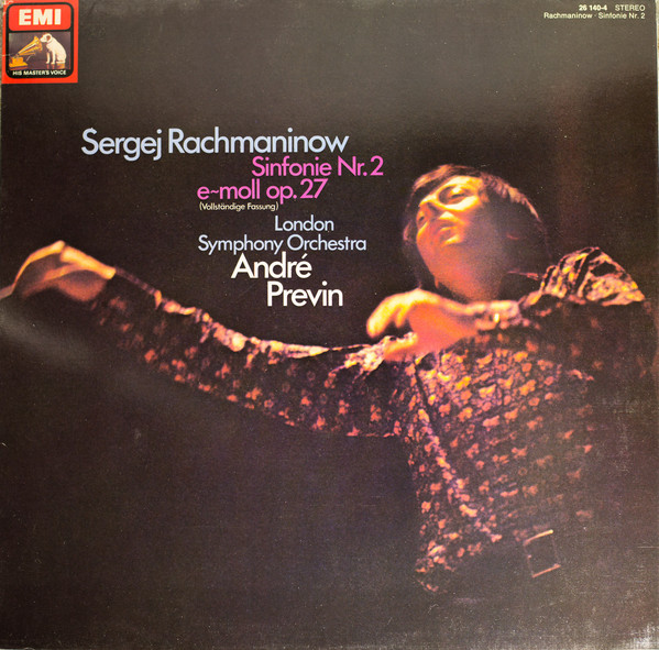 Cover Sergej Rachmaninow*, André Previn, The London Symphony Orchestra - Sinfonie Nr. 2  E-moll Op. 27 (Original-Fassung) (LP, Clu) Schallplatten Ankauf