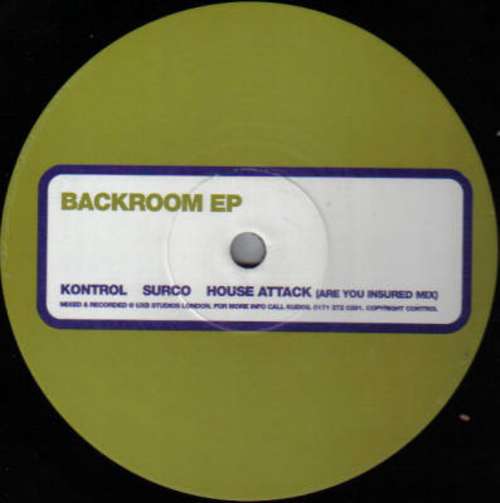 Cover Mark Broom - Backroom EP (12, EP) Schallplatten Ankauf