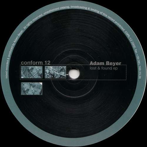 Cover Adam Beyer - Lost & Found EP (12, EP) Schallplatten Ankauf