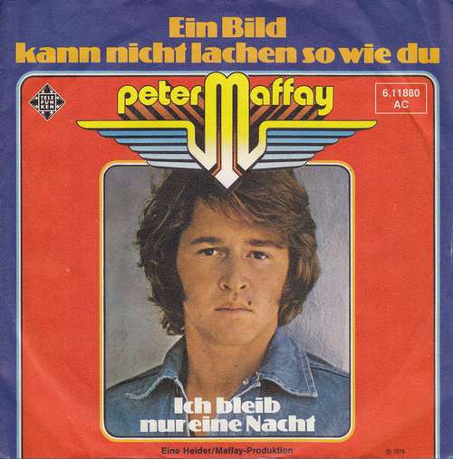 Cover Peter Maffay - Ein Bild Kann Nicht Lachen So Wie Du (7, Single) Schallplatten Ankauf