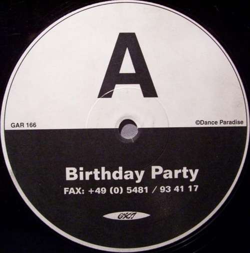 Cover Birthday Party Schallplatten Ankauf