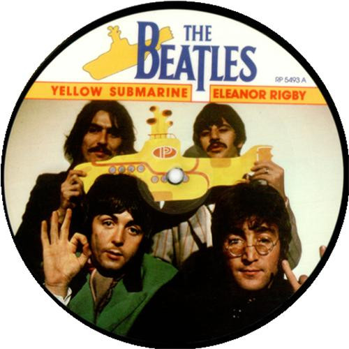 Cover The Beatles - Yellow Submarine / Eleanor Rigby (7, Single, Ltd, Pic, RE) Schallplatten Ankauf