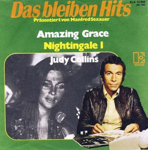 Cover Judy Collins - Amazing Grace / Nightingale I (7, Single, RE) Schallplatten Ankauf