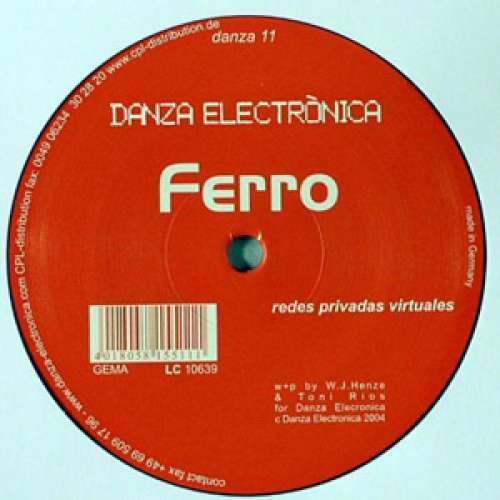 Cover Ferro - Redes Privadas Virtuales (12) Schallplatten Ankauf