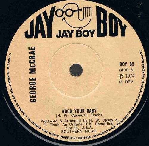 Cover George McCrae - Rock Your Baby (7, Single, Sol) Schallplatten Ankauf