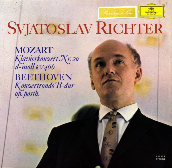 Cover Svjatoslav Richter*, Mozart*, Beethoven* - Klavierkonzert Nr. 20 D-Moll KV 466 / Konzertrondo B-Dur Op. Posth. (LP, Comp) Schallplatten Ankauf