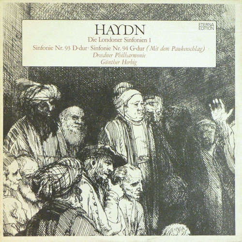 Bild Haydn*, Dresdner Philharmonie, Günther Herbig - Sinfonie Nr. 93 D-dur, Sinfonie Nr. 94 G-dur (Mit Dem Paukenschlag) (LP) Schallplatten Ankauf