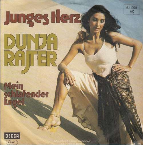 Cover Dunja Rajter - Junges Herz (7, Single) Schallplatten Ankauf