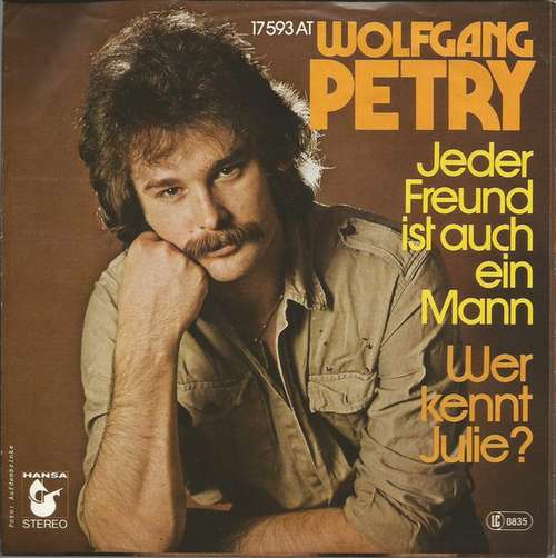 Cover Wolfgang Petry - Jeder Freund Ist Auch Ein Mann (7, Single) Schallplatten Ankauf