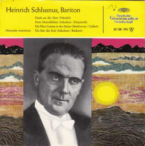Cover Heinrich Schlusnus - Heinrich Schlusnus, Bariton (7, EP, Mono) Schallplatten Ankauf