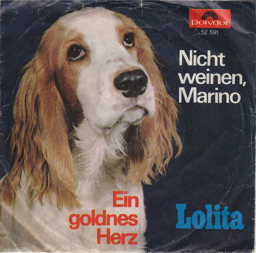 Cover Lolita (3) - Nicht Weinen, Marino (7, Single, Mono) Schallplatten Ankauf
