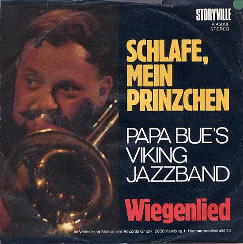 Cover Papa Bue's Viking Jazzband* - Schlafe Mein Prinzchen / Wiegenlied (7, Single) Schallplatten Ankauf
