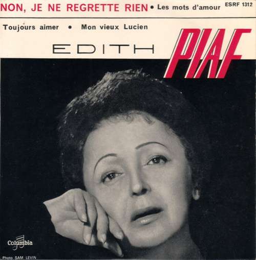 Bild Edith Piaf - Non, Je Ne Regrette Rien (7, RE, Red) Schallplatten Ankauf