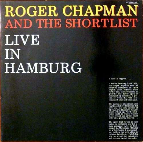 Cover Roger Chapman And The Shortlist - Live In Hamburg (LP, Album) Schallplatten Ankauf