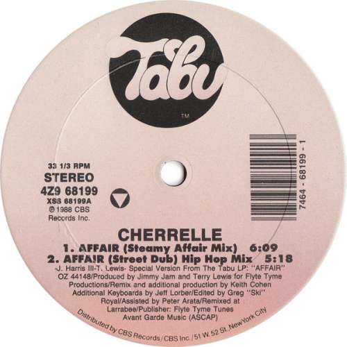 Cover Cherrelle - Affair (12) Schallplatten Ankauf