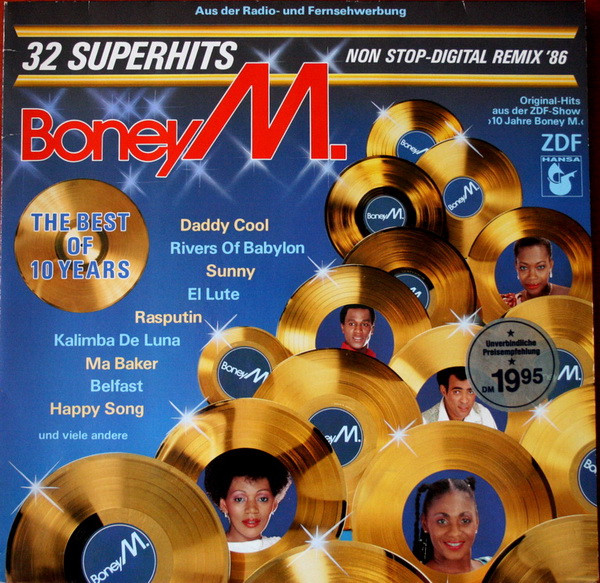 Cover Boney M. - The Best Of 10 Years (LP, Comp, Mixed) Schallplatten Ankauf