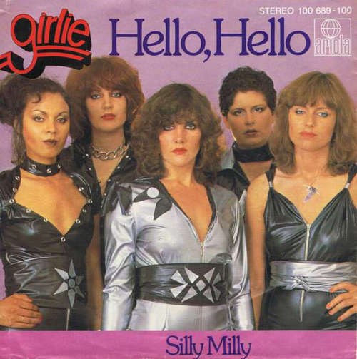 Cover Girlie - Hello, Hello (7, Single) Schallplatten Ankauf