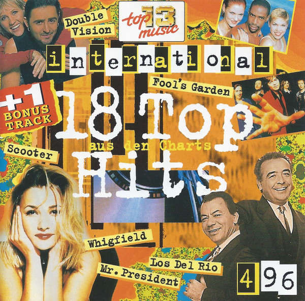 Cover Various - 18 Top Hits Aus Den Charts 4/96 (CD, Comp, Club) Schallplatten Ankauf