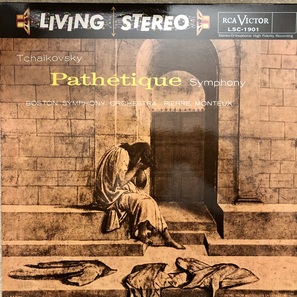 Cover Tchaikovsky* - Pierre Monteux, Boston Symphony Orchestra - Pathétique Symphony (LP, RE) Schallplatten Ankauf
