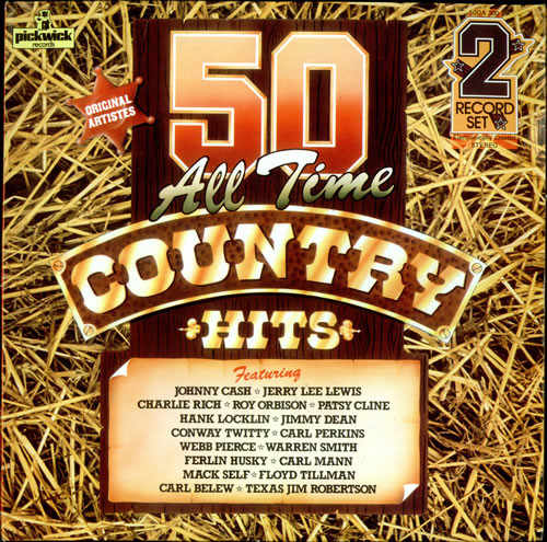 Cover Various - 50 All Time Country Hits (2xLP, Comp) Schallplatten Ankauf