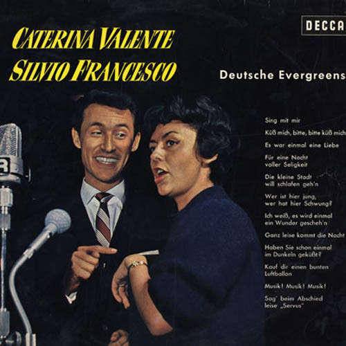 Cover Caterina Valente Silvio Francesco* - Deutsche Evergreens (LP, Comp) Schallplatten Ankauf