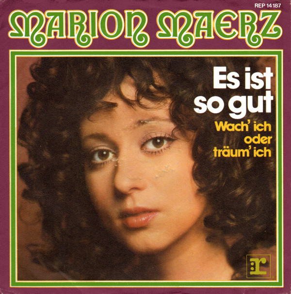 Cover Marion Maerz - Es Ist So Gut (7, Single) Schallplatten Ankauf