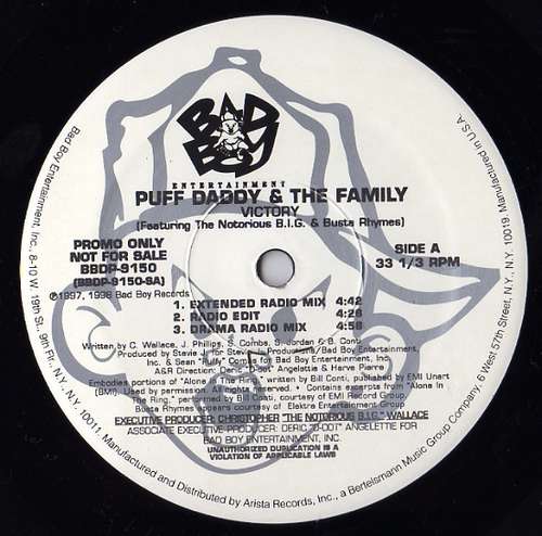 Cover Puff Daddy & The Family - Victory (12, Promo) Schallplatten Ankauf