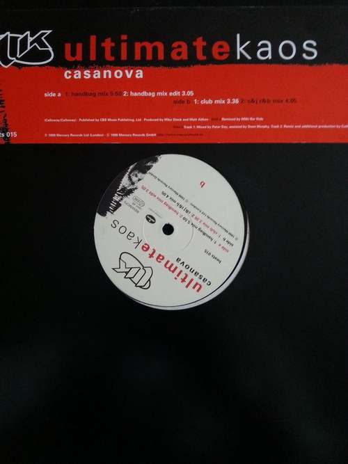Cover Ultimate Kaos - Casanova (12) Schallplatten Ankauf