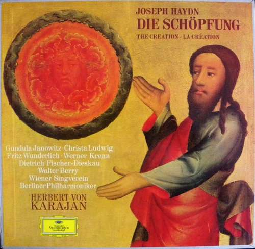 Cover Joseph Haydn - Wiener Singverein, Berliner Philharmoniker, Herbert von Karajan - Die Schöpfung · The Creation · La Création (2xLP + Box) Schallplatten Ankauf