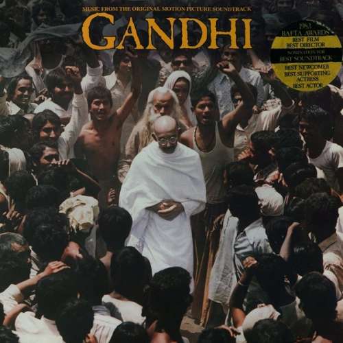 Cover Ravi Shankar, George Fenton - Gandhi / Music From The Original Motion Picture Soundtrack (LP, Album, Gat) Schallplatten Ankauf