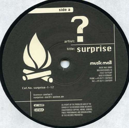 Cover DJ Crack - Surprise (12, S/Sided, Promo) Schallplatten Ankauf