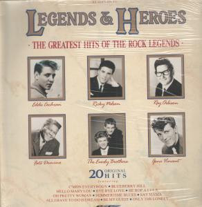 Cover Various - Legends & Heroes (LP, Comp) Schallplatten Ankauf