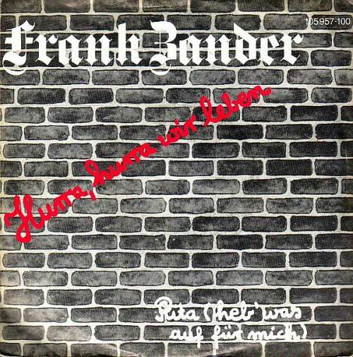 Cover Frank Zander - Hurra, Hurra Wir Leben (7, Single) Schallplatten Ankauf