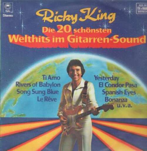 Cover Ricky King - Die 20 Schönsten Welthits Im Gitarrensound (LP) Schallplatten Ankauf