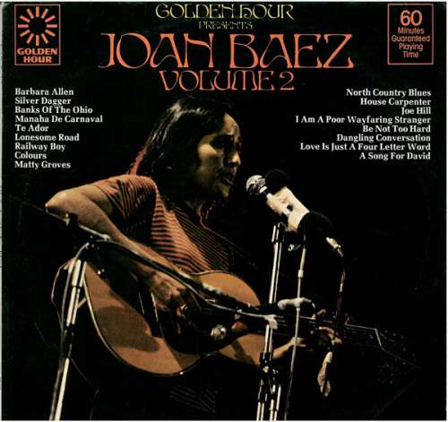 Cover Joan Baez - Golden Hour Presents Joan Baez Volume 2 (LP, Comp) Schallplatten Ankauf